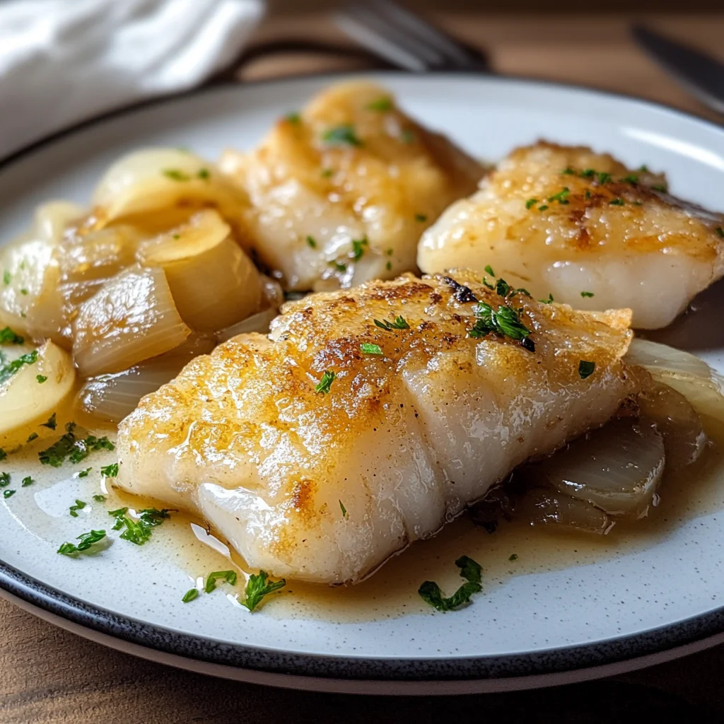 Baccalà con cipolle