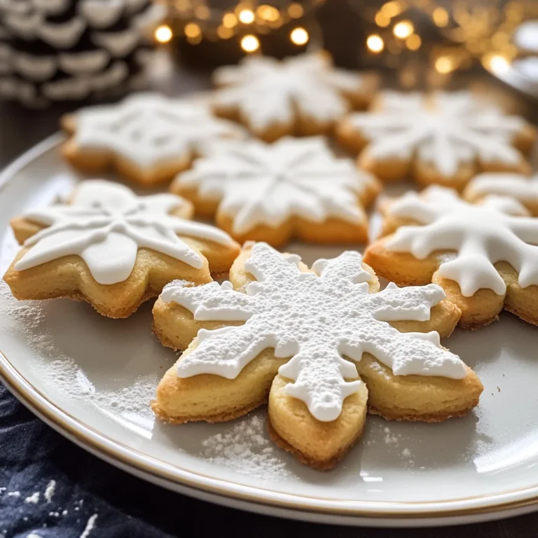 Biscotti fiocco di neve