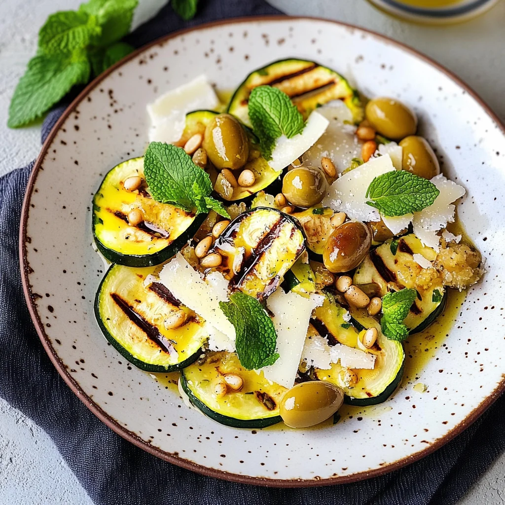Carpaccio di zucchine.