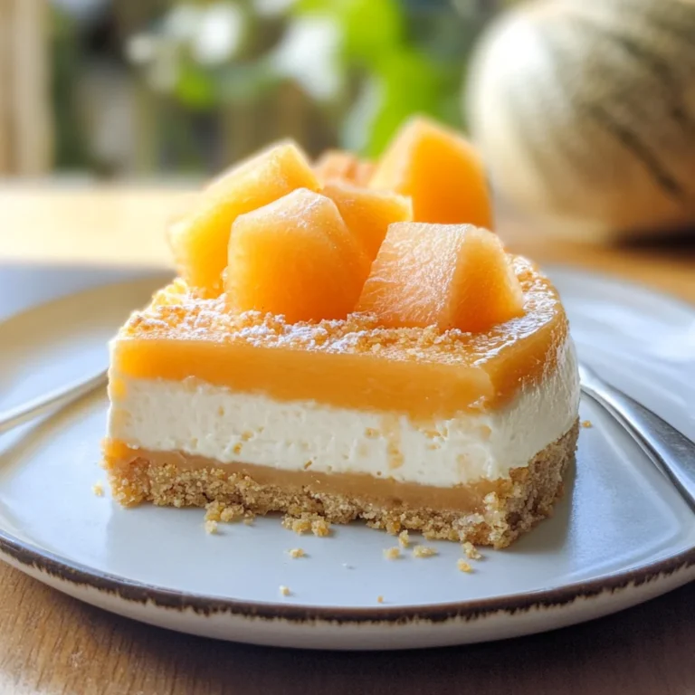 Cheesecake al melone
