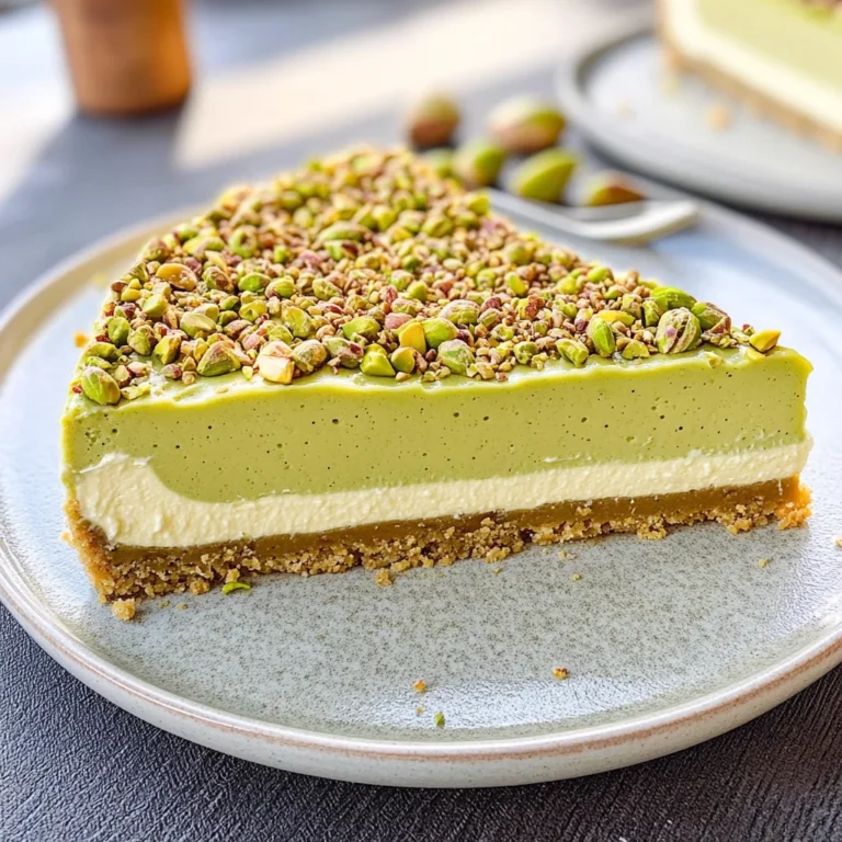 Cheesecake al pistacchio