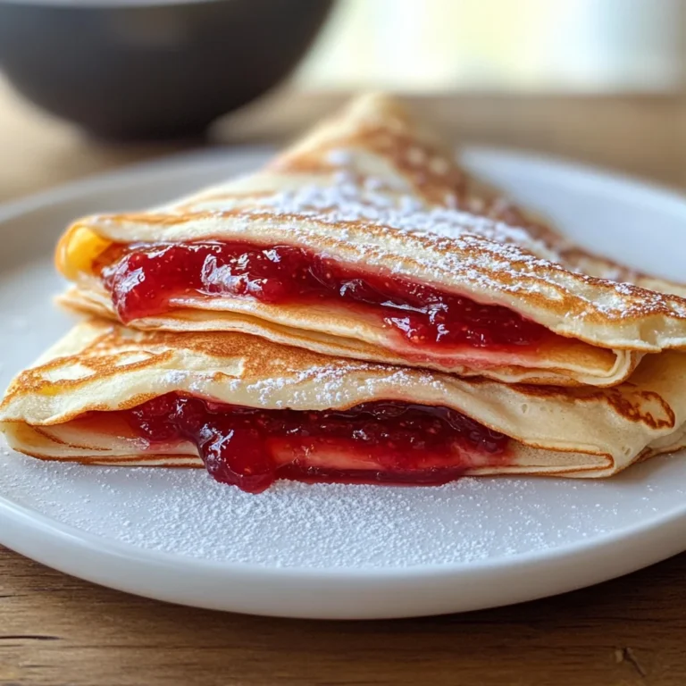 Crepes alla marmellata