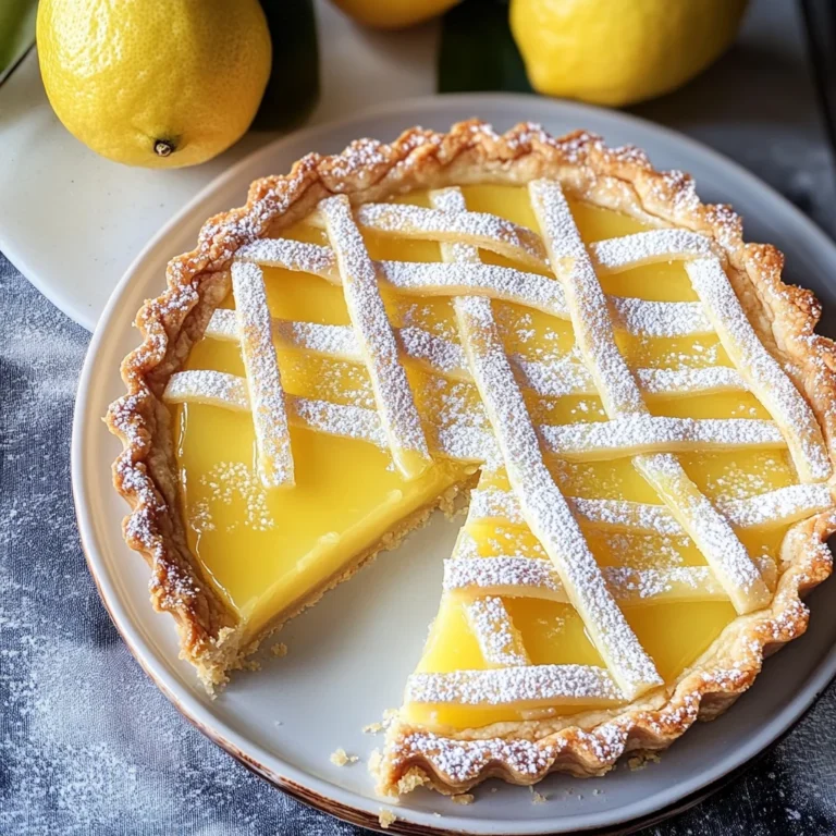 Crostata al limone