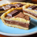 Crostata con barrette al cioccolato