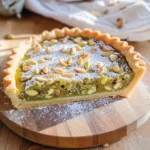 Crostata della nonna al pistacchio