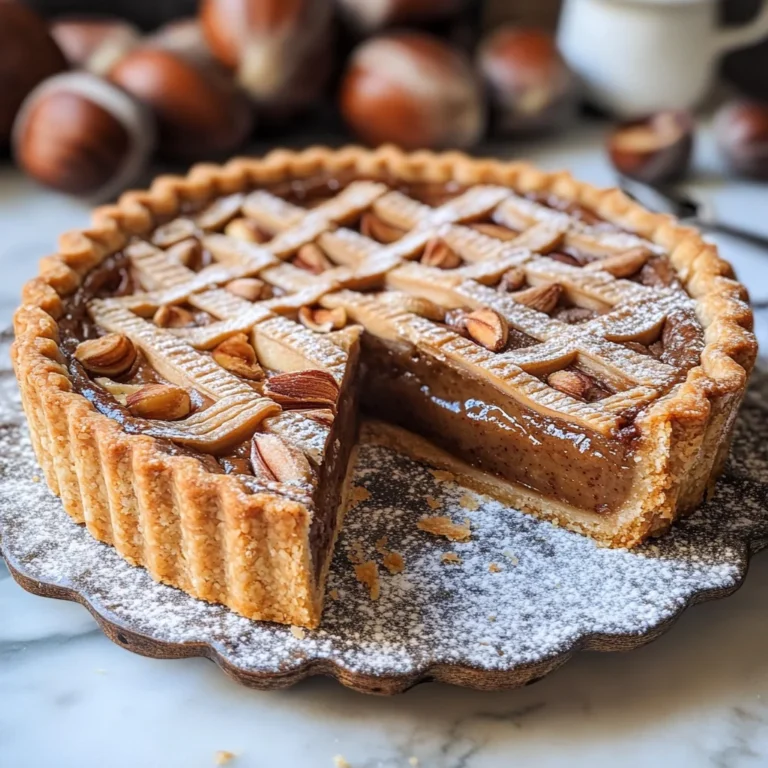 Crostata di castagne