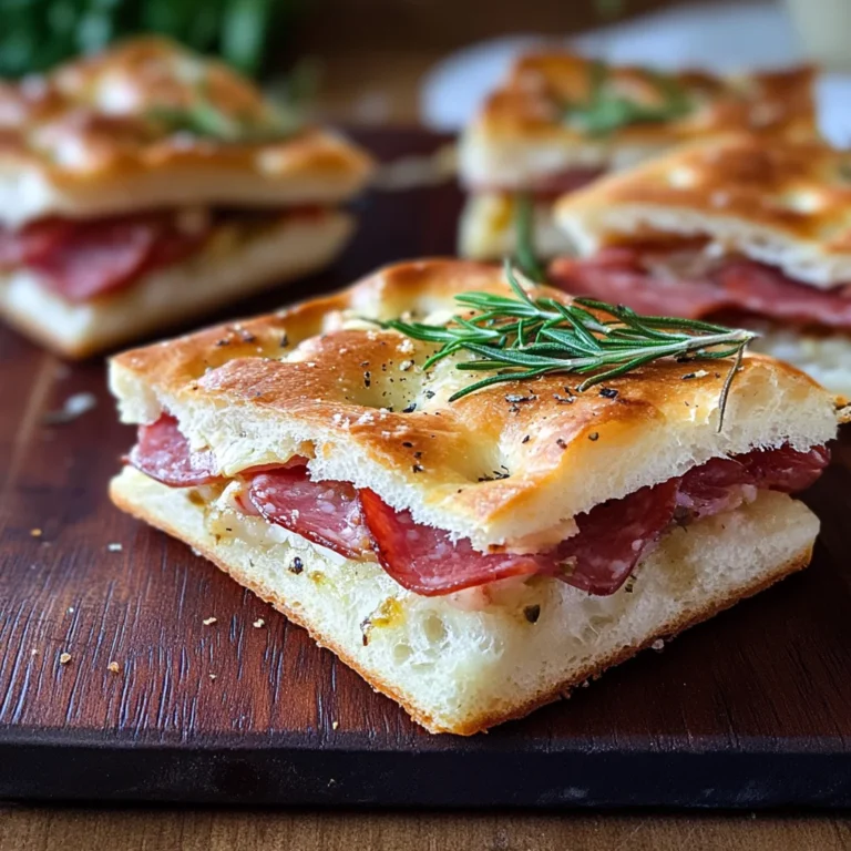 Focaccia farcita