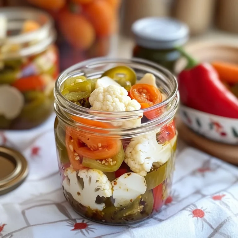 Giardiniera fatta in casa