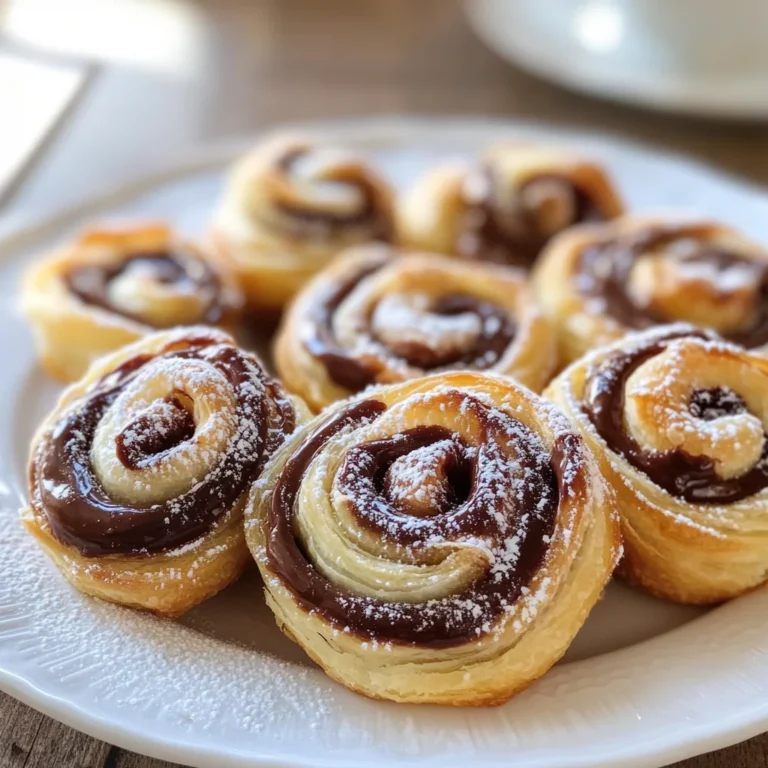Girelle di sfoglia alla nutella