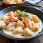 Gnocchi alla crema di scampi