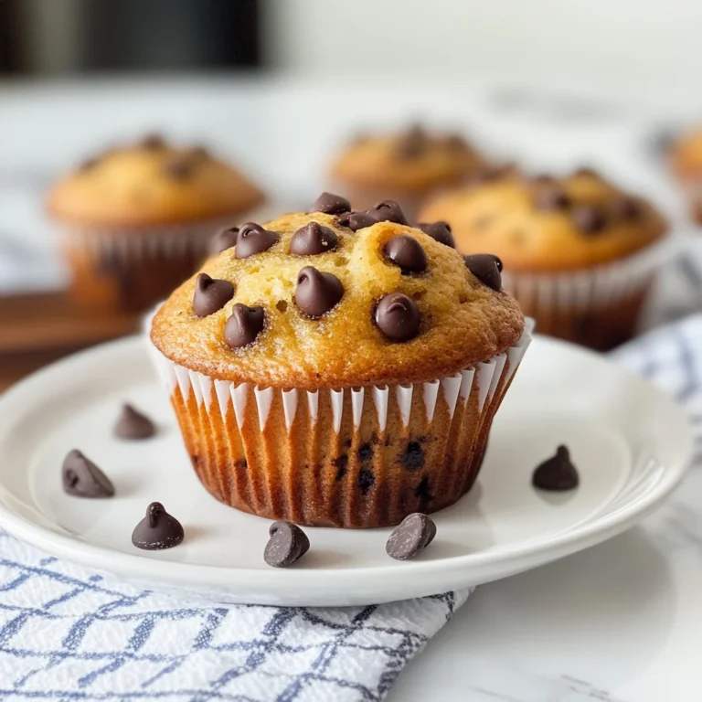 Muffin con gocce di cioccolato