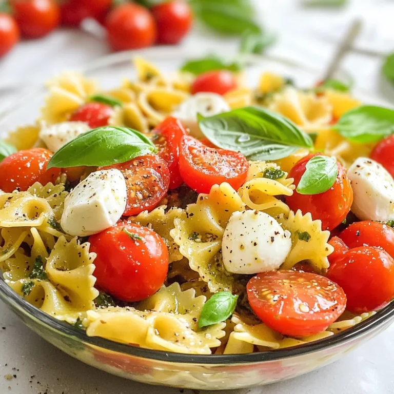 Pasta alla caprese