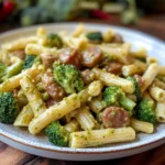Pasta con broccoli e salsiccia