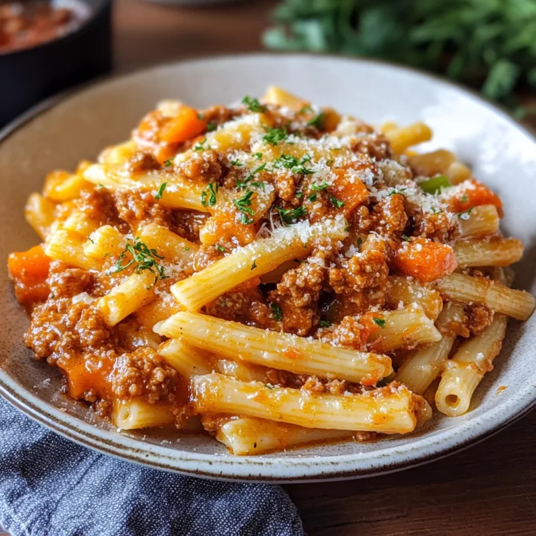 Pasta con ragù alla bolognese