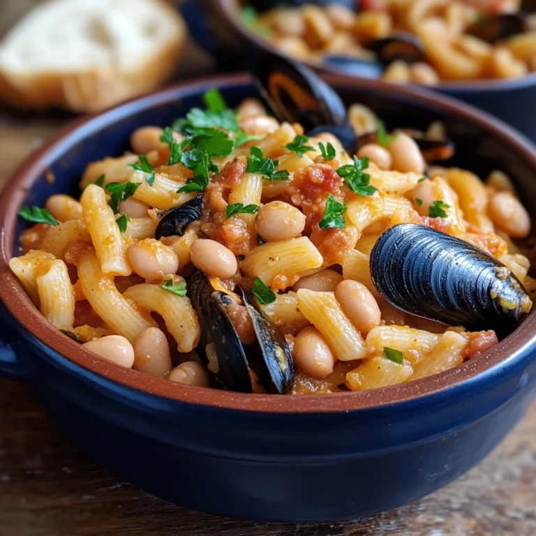 Pasta fagioli e cozze