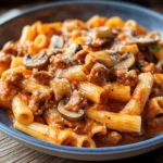 Pasta salsiccia e funghi