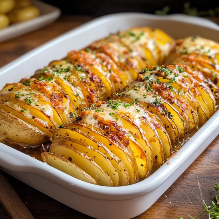 Patate hasselback