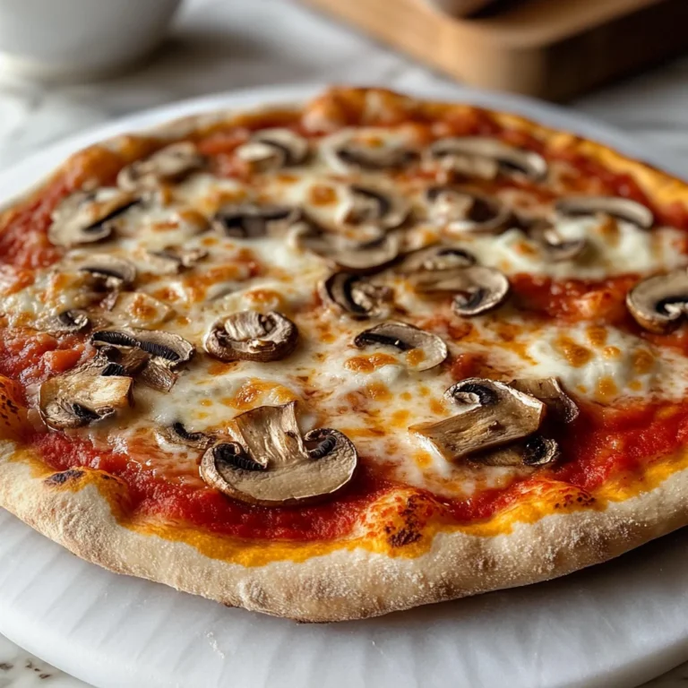 Pizza semintegrale ai funghi