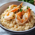 Risotto alla crema di scampi
