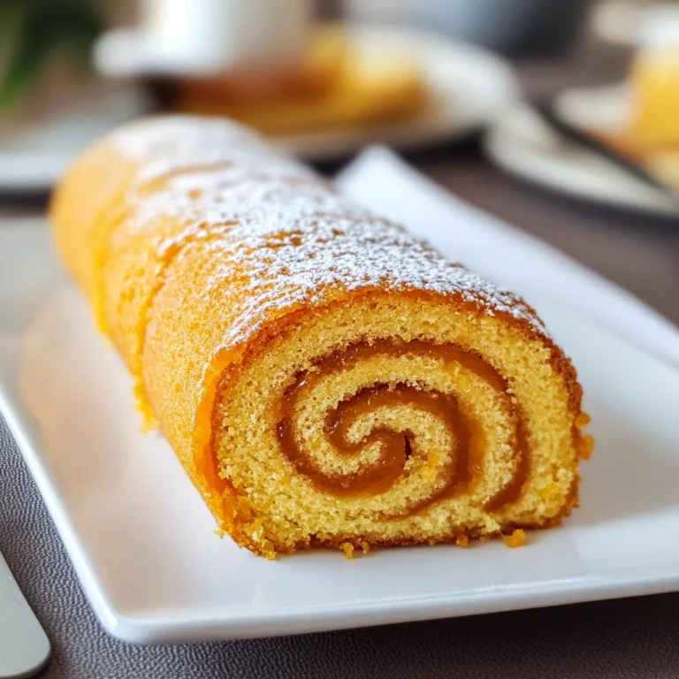 Rotolo svizzero alle albicocche