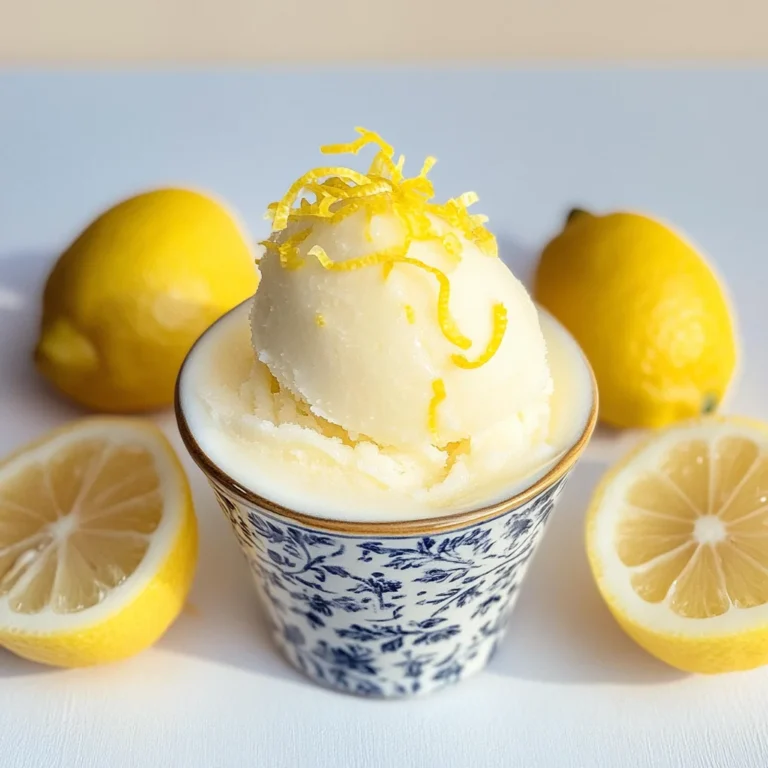 Sorbetto al limone
