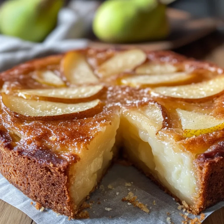 Torta di pere invisibili