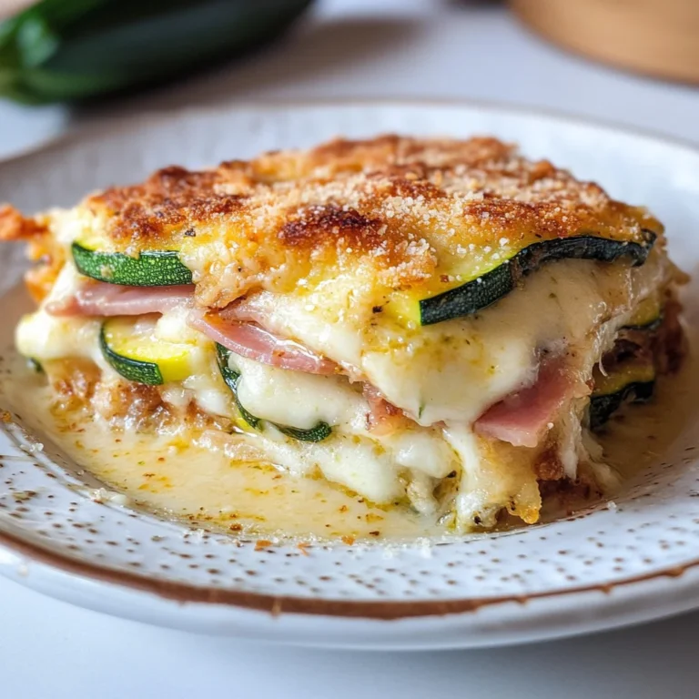 Parmigiana bianca di zucchine