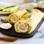 Rotolo con zucchine e prosciutto di pollo