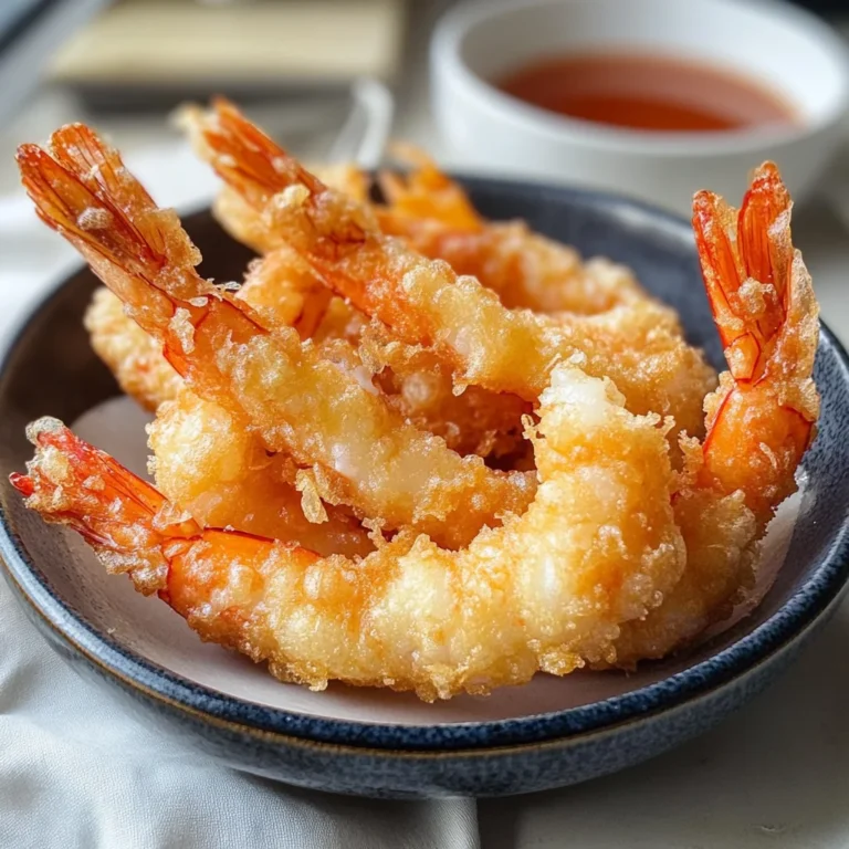 Tempura di gamberi