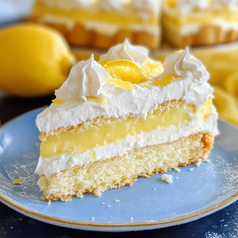 Torta fredda al limone