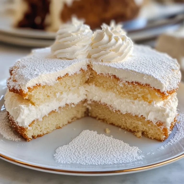 Torta paradiso al cocco